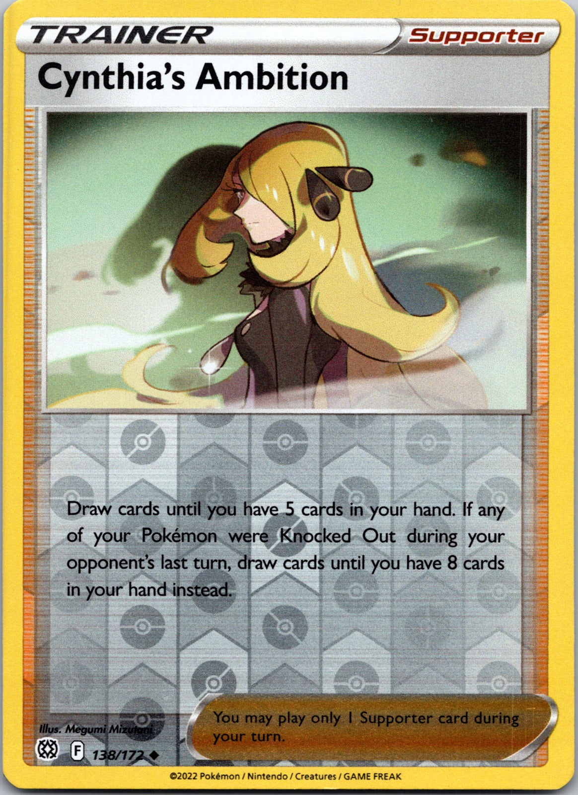 Cynthia's Ambition | 138/172 | SWSH09: Brilliant Stars | Reverse Holofoil