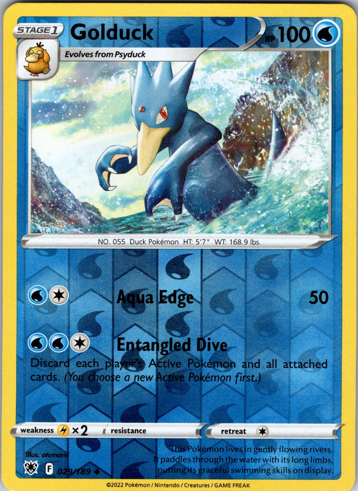 Golduck | 029/189 | SWSH10: Astral Radiance | Reverse Holofoil