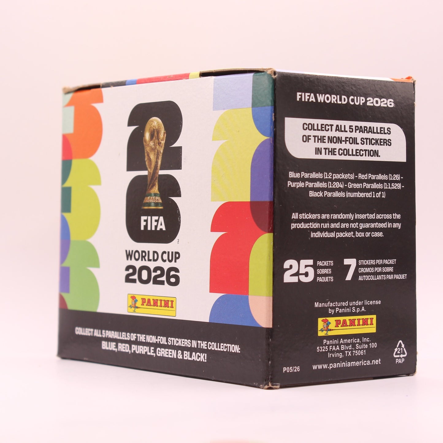 Panini FIFA World Cup 2026 Official Sticker Pack | USA, Canada & Mexico | Factory Sealed