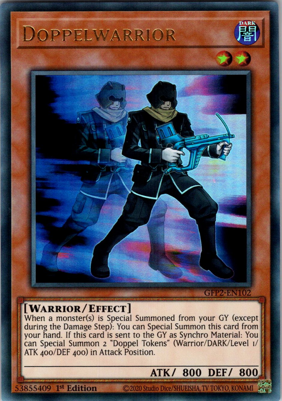 Doppelwarrior 1st Edition Ultra Rare Ghosts From the Past: The 2nd Haunting GFP2-EN102 NM