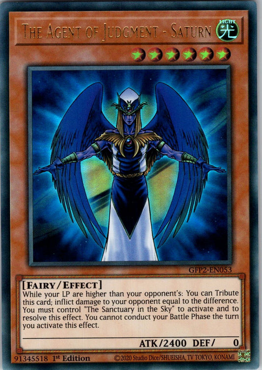 The Sacred Waters in the Sky 1st Edition Ultra Rare Ghosts From the Past: The 2nd Haunting GFP2-EN013 NM