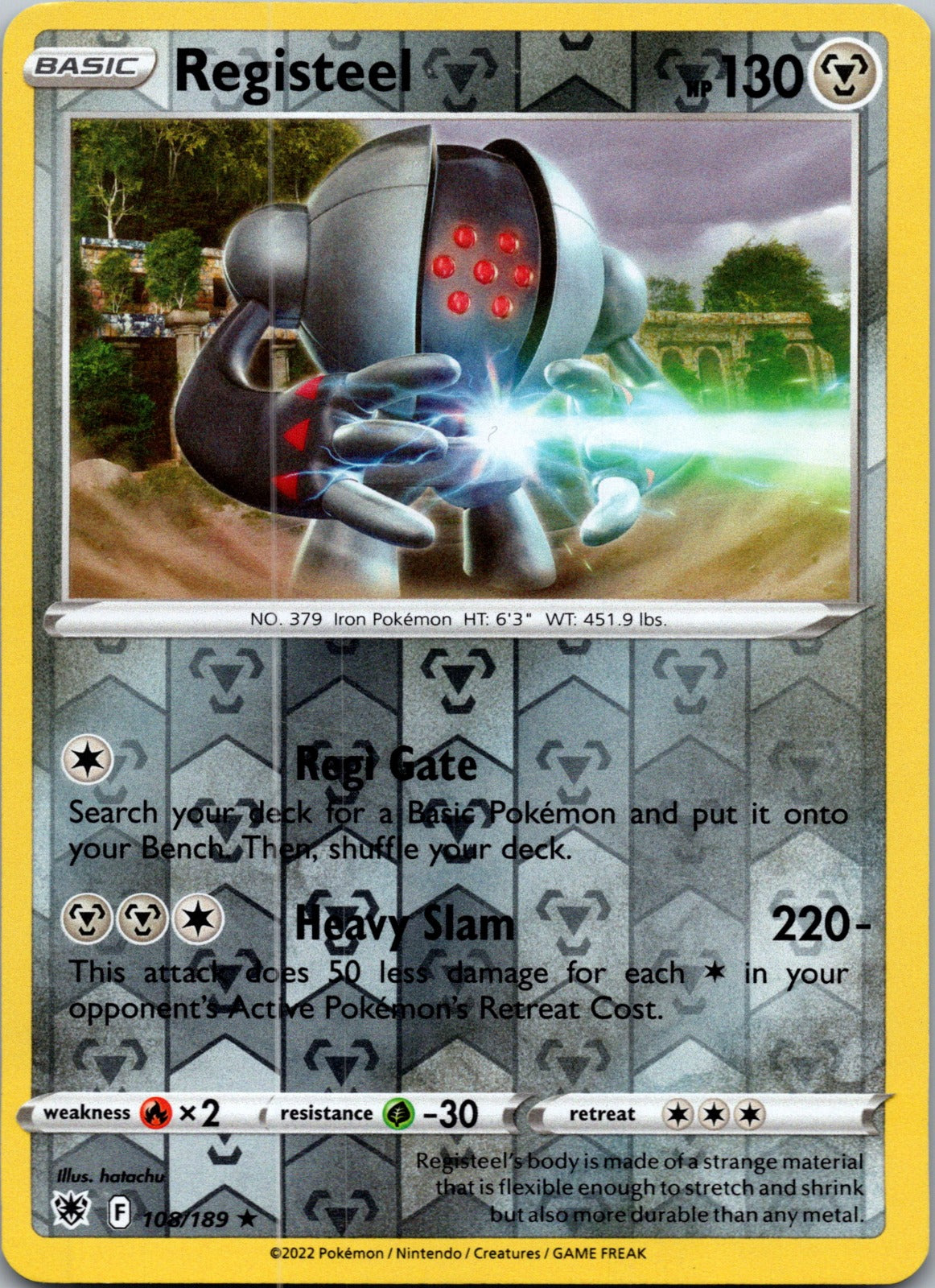 Registeel | 108/189 | SWSH10: Astral Radiance | Reverse Holofoil