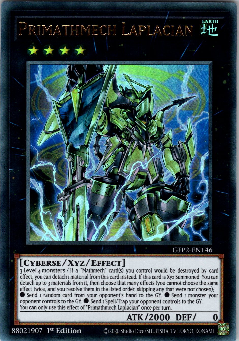 Primathmech Laplacian 1st Edition Ultra Rare Ghosts From the Past: The 2nd Haunting GFP2-EN146 NM