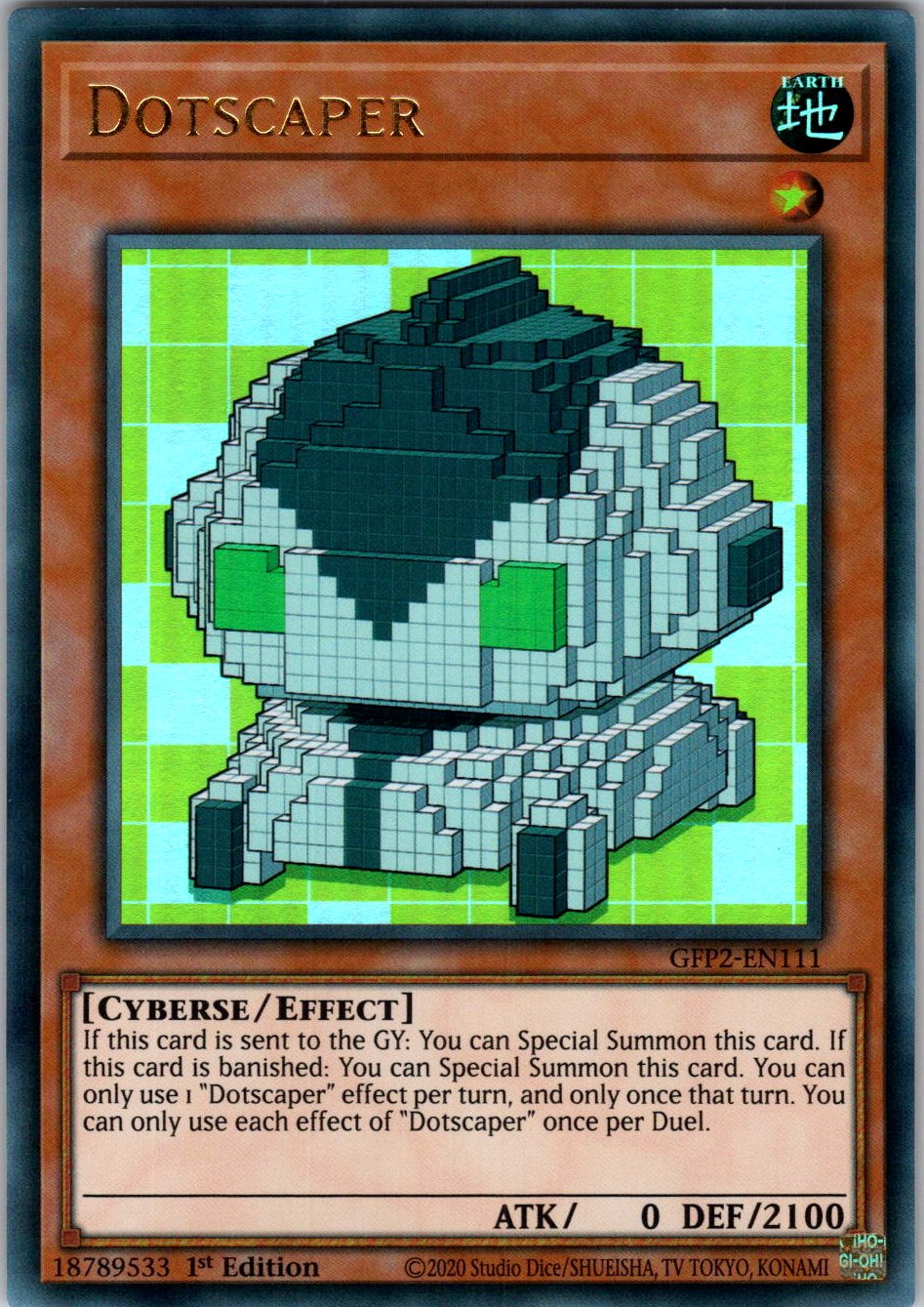 Dotscaper 1st Edition Ultra Rare Ghosts From the Past: The 2nd Haunting GFP2-EN111 NM
