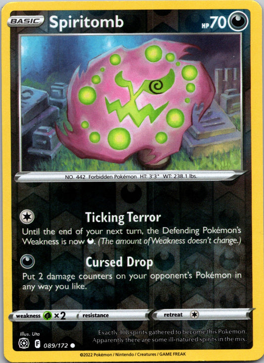 Spiritomb | 089/172 | SWSH09: Brilliant Stars | Reverse Holofoil