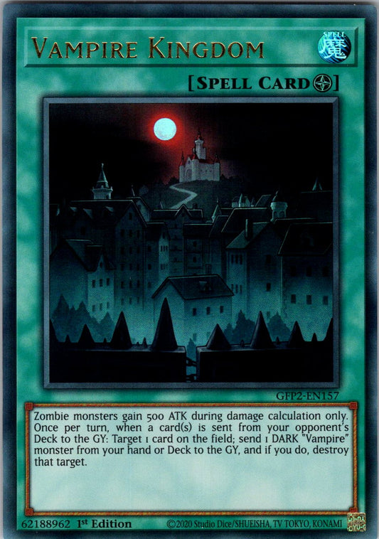 Vampire Kingdom 1st Edition Ultra Rare Ghosts From the Past: The 2nd Haunting GFP2-EN157 NM
