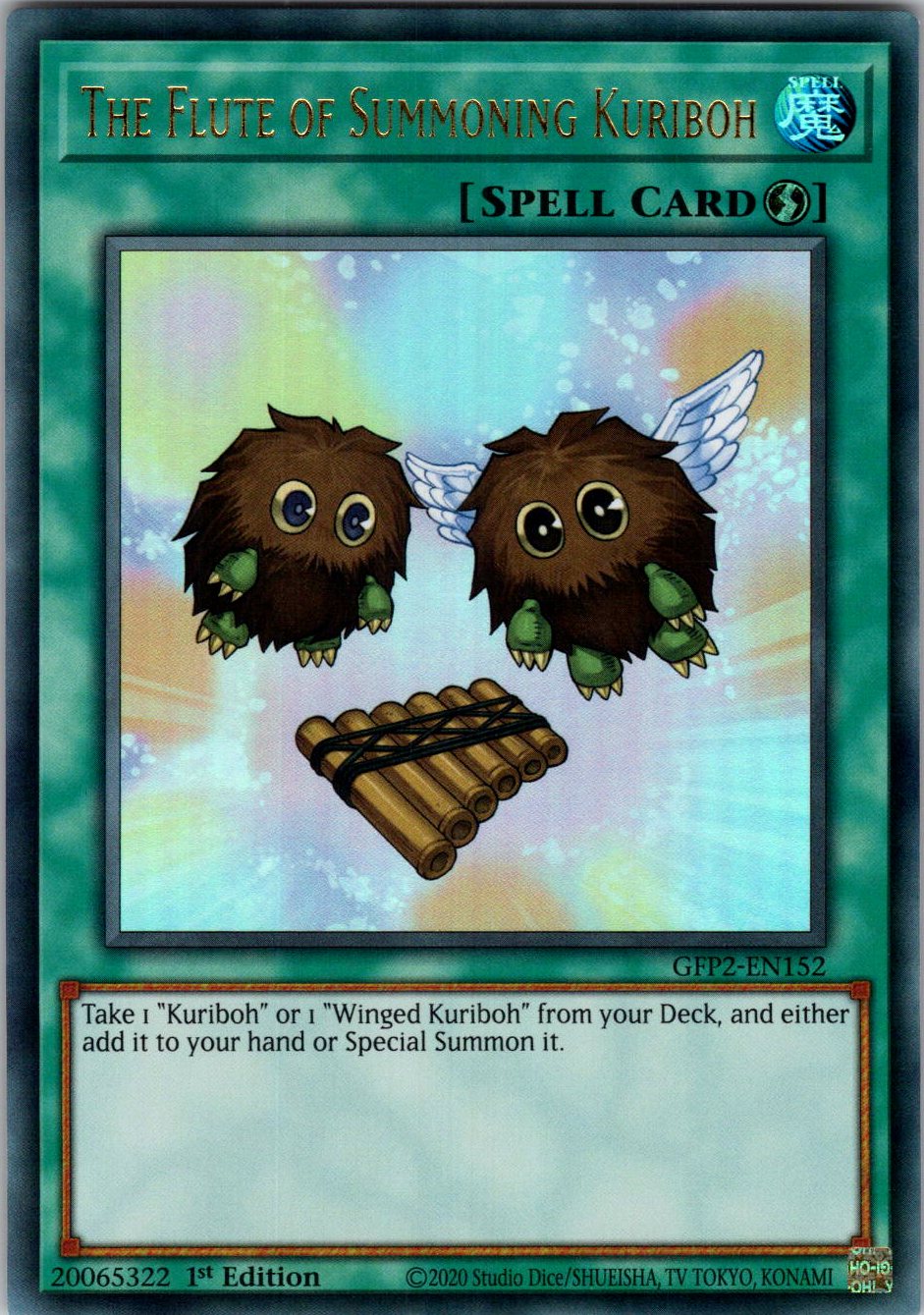 The Flute of Summoning Kuriboh 1st Edition Ultra Rare Ghosts From the Past: The 2nd Haunting GFP2-EN152 NM