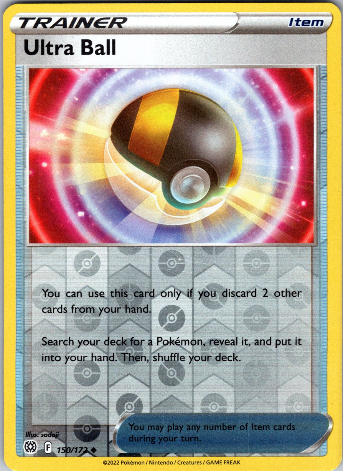 Ultra Ball | 150/172 | SWSH09: Brilliant Stars | Reverse Holofoil