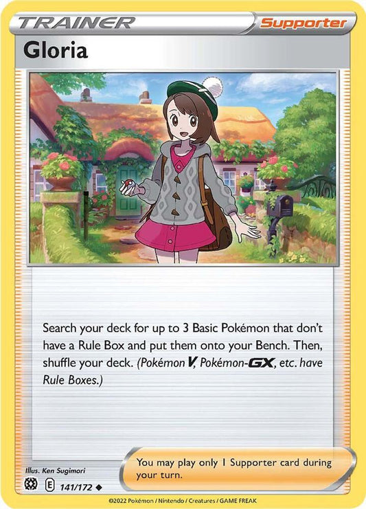Gloria | 141/172 | SWSH09: Brilliant Stars | Reverse Holofoil