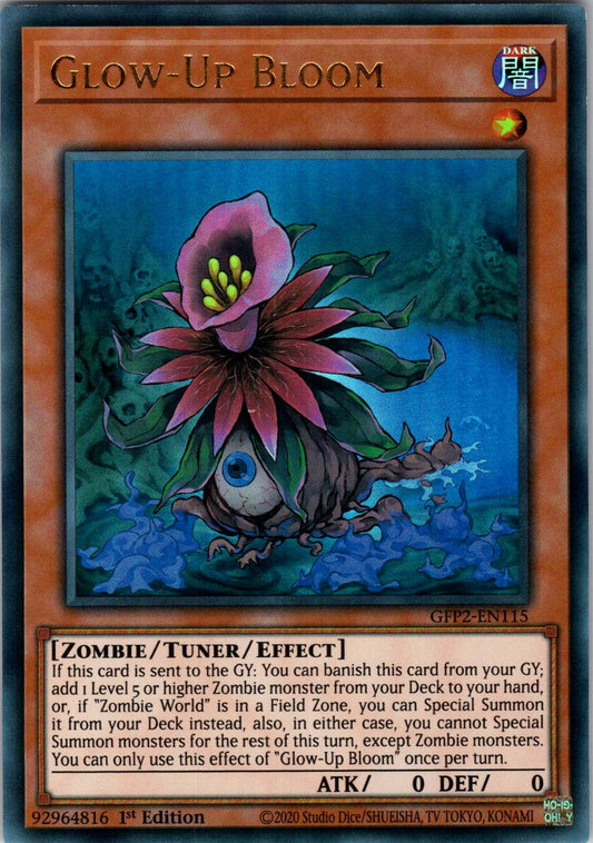 Glow-Up Bloom 1st Edition Ultra Rare Ghosts From the Past: The 2nd Haunting GFP2-EN115 NM