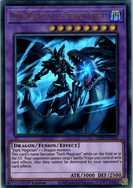 Dark Magician the Dragon Knight 1st Edition Ultra Rare Ghosts From the Past: The 2nd Haunting GFP2-EN125 NM