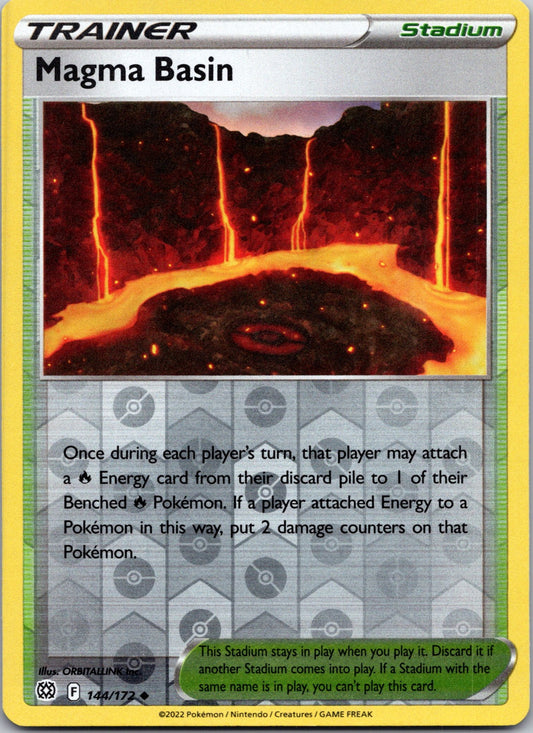 Magma Basin | 144/172 | SWSH09: Brilliant Stars | Reverse Holofoil