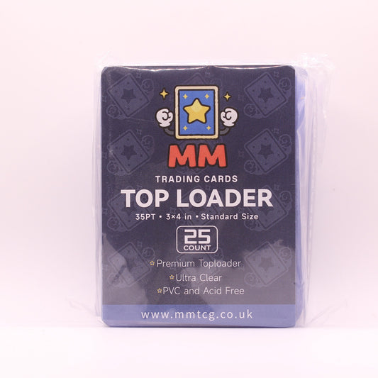 25 Premium Top Loaders | Standard Trading Card Protectors | MMTCG