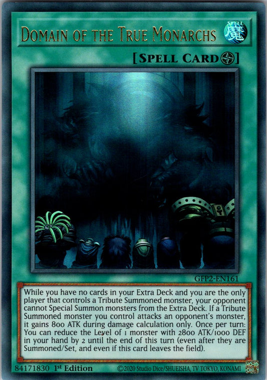 Domain of the True Monarchs 1st Edition Ultra Rare Ghosts From the Past: The 2nd Haunting GFP2-EN161 NM