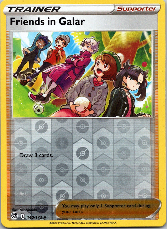 Friends in Galar | 140/172 | SWSH09: Brilliant Stars | Reverse Holofoil