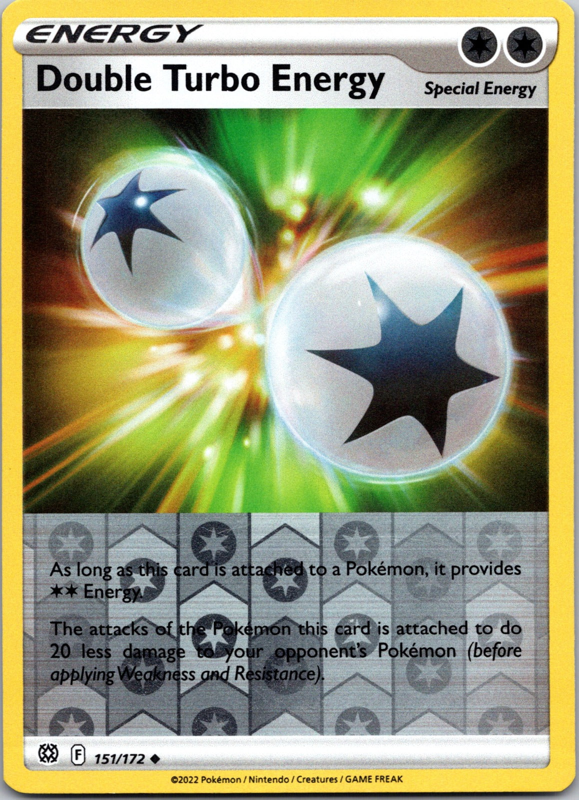 Double Turbo Energy | 151/172 | SWSH09: Brilliant Stars | Reverse Holofoil