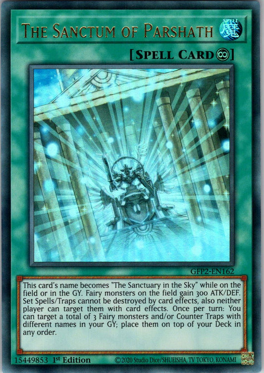 The Sanctum of Parshath 1st Edition Ultra Rare Ghosts From the Past: The 2nd Haunting GFP2-EN162 NM