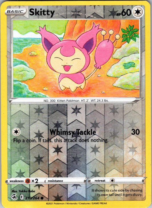 Skitty | 210/264 | SWSH08: Fusion Strike | Reverse Holofoil