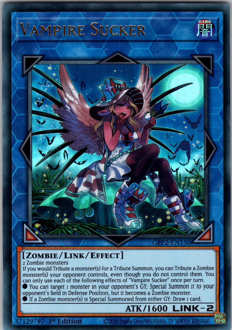 Vampire Sucker 1st Edition Ultra Rare Ghosts From the Past: The 2nd Haunting GFP2-EN150 NM