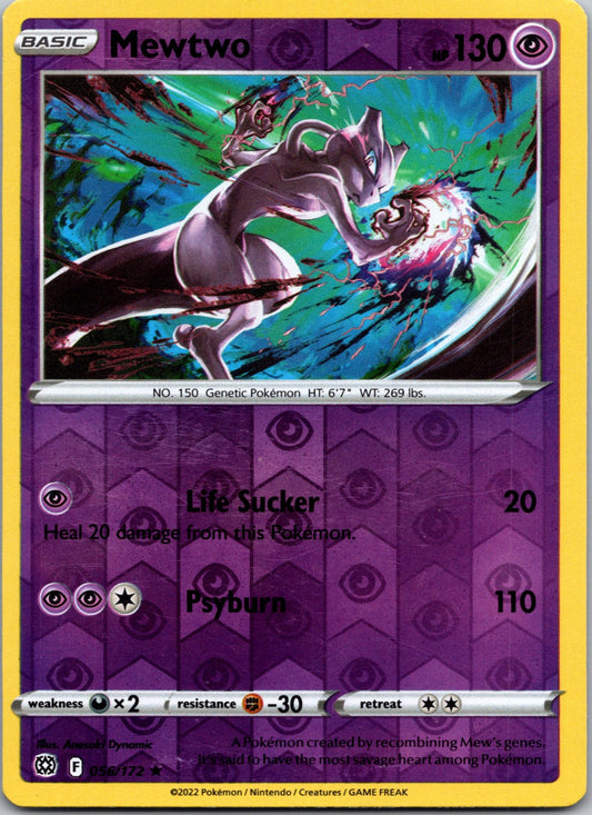 Mewtwo | 056/172 | SWSH09: Brilliant Stars | Reverse Holofoil