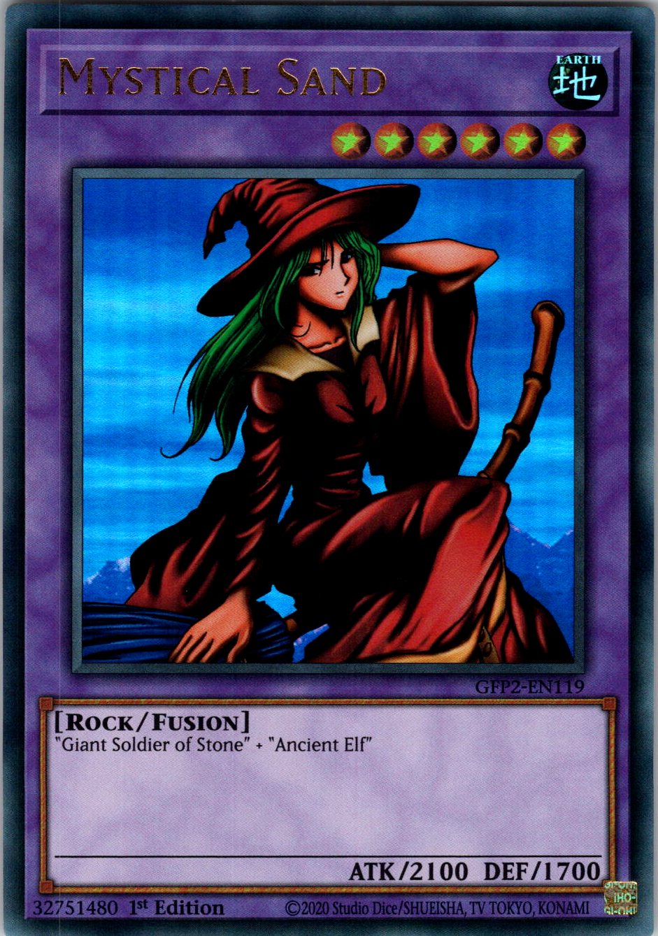 Mystical Sand 1st Edition Ultra Rare Ghosts From the Past: The 2nd Haunting GFP2-EN119 NM