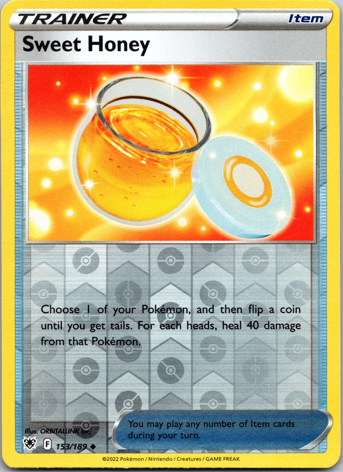 Sweet Honey | 153/189 | SWSH10: Astral Radiance | Reverse Holofoil