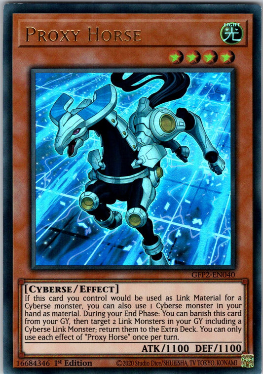 Proxy Horse 1st Edition Ultra Rare Ghosts From the Past: The 2nd Haunting GFP2-EN040 NM