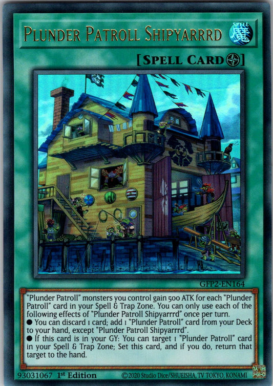 Plunder Patroll Shipyarrrd 1st Edition Ultra Rare Ghosts From the Past: The 2nd Haunting GFP2-EN164 NM