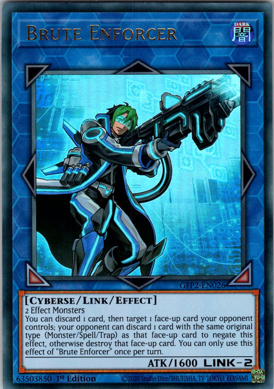 Brute Enforcer 1st Edition Ultra Rare Ghosts From the Past: The 2nd Haunting GFP2-EN026 NM