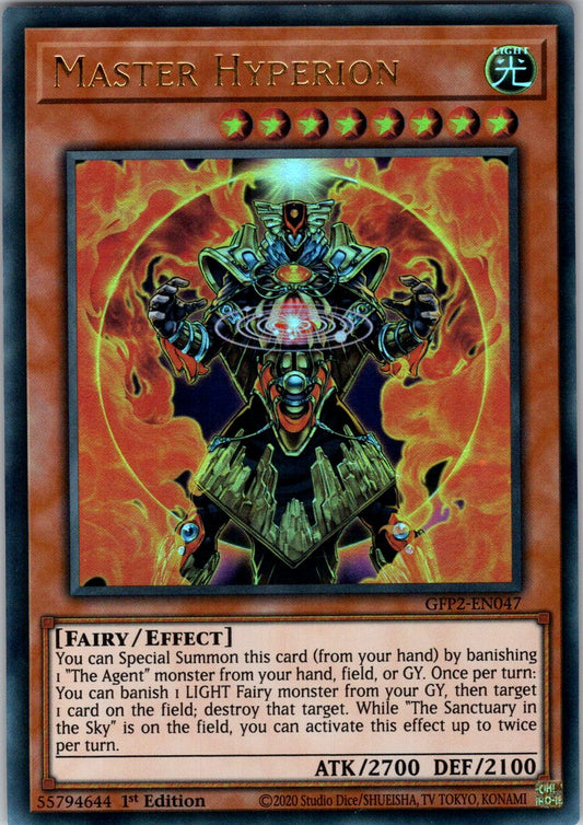Master Hyperion 1st Edition Ultra Rare Ghosts From the Past: The 2nd Haunting GFP2-EN047 NM