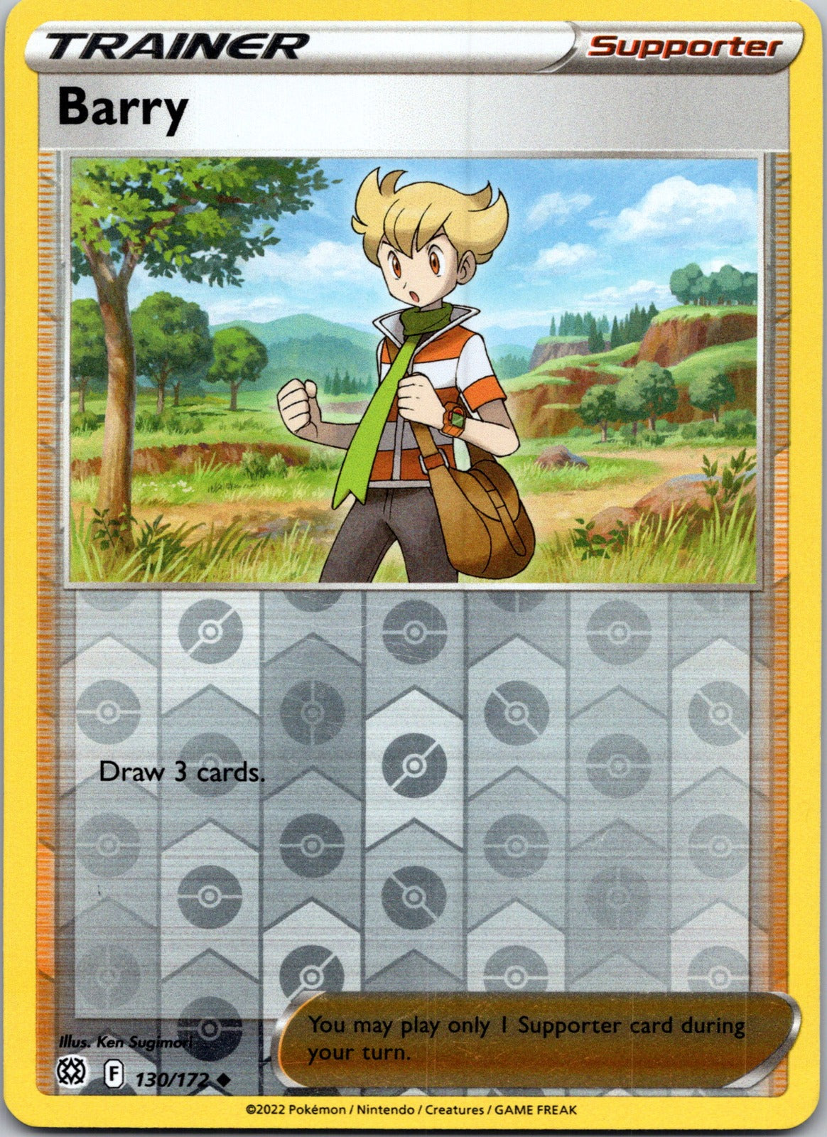 Barry | 130/172 | SWSH09: Brilliant Stars | Reverse Holofoil