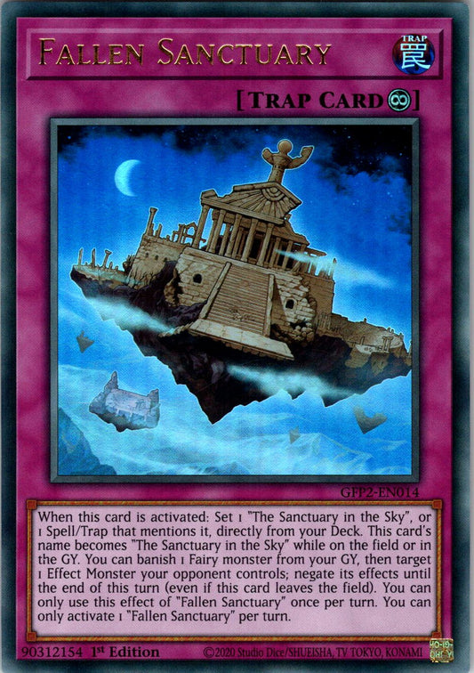 Fallen Sanctuary 1st Edition Ultra Rare Ghosts From the Past: The 2nd Haunting GFP2-EN014 NM