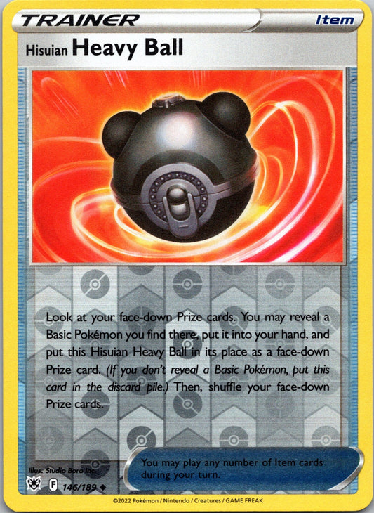 Hisuian Heavy Ball | 146/189 | SWSH10: Astral Radiance | Reverse Holofoil