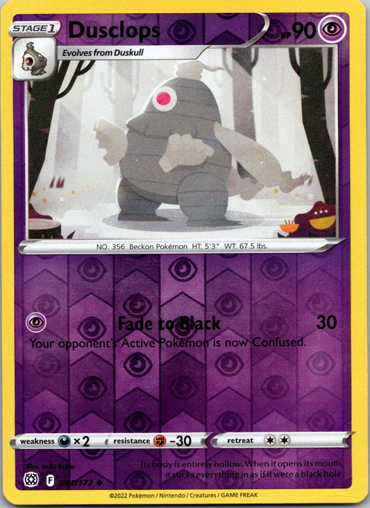 Dusclops | 061/172 | SWSH09: Brilliant Stars | Reverse Holofoil