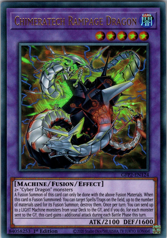 Primal Dragon, the Primordial 1st Edition Ultra Rare Ghosts From the Past: The 2nd Haunting GFP2-EN036 NM
