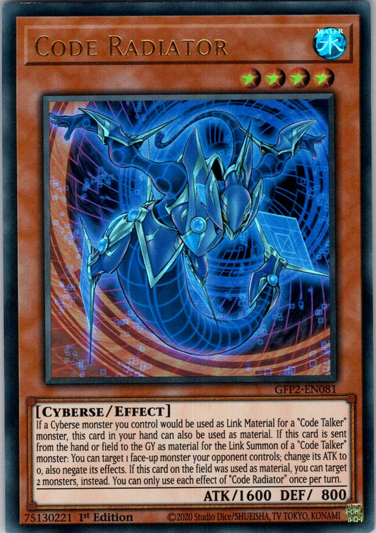 Code Radiator 1st Edition Ultra Rare Ghosts From the Past: The 2nd Haunting GFP2-EN081 NM