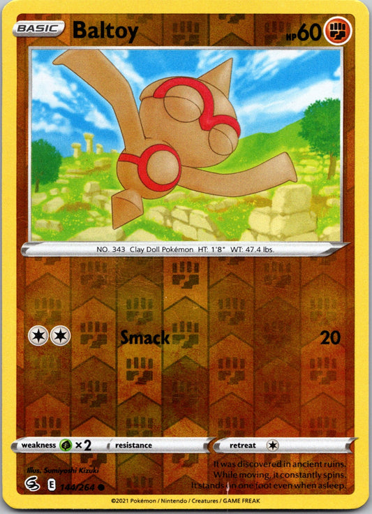 Baltoy | 144/264 | SWSH08: Fusion Strike | Reverse Holofoil