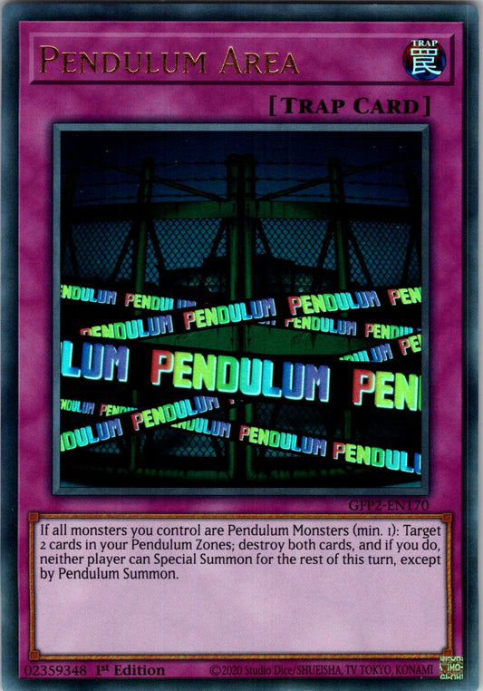 Pendulum Area 1st Edition Ultra Rare Ghosts From the Past: The 2nd Haunting GFP2-EN170 NM