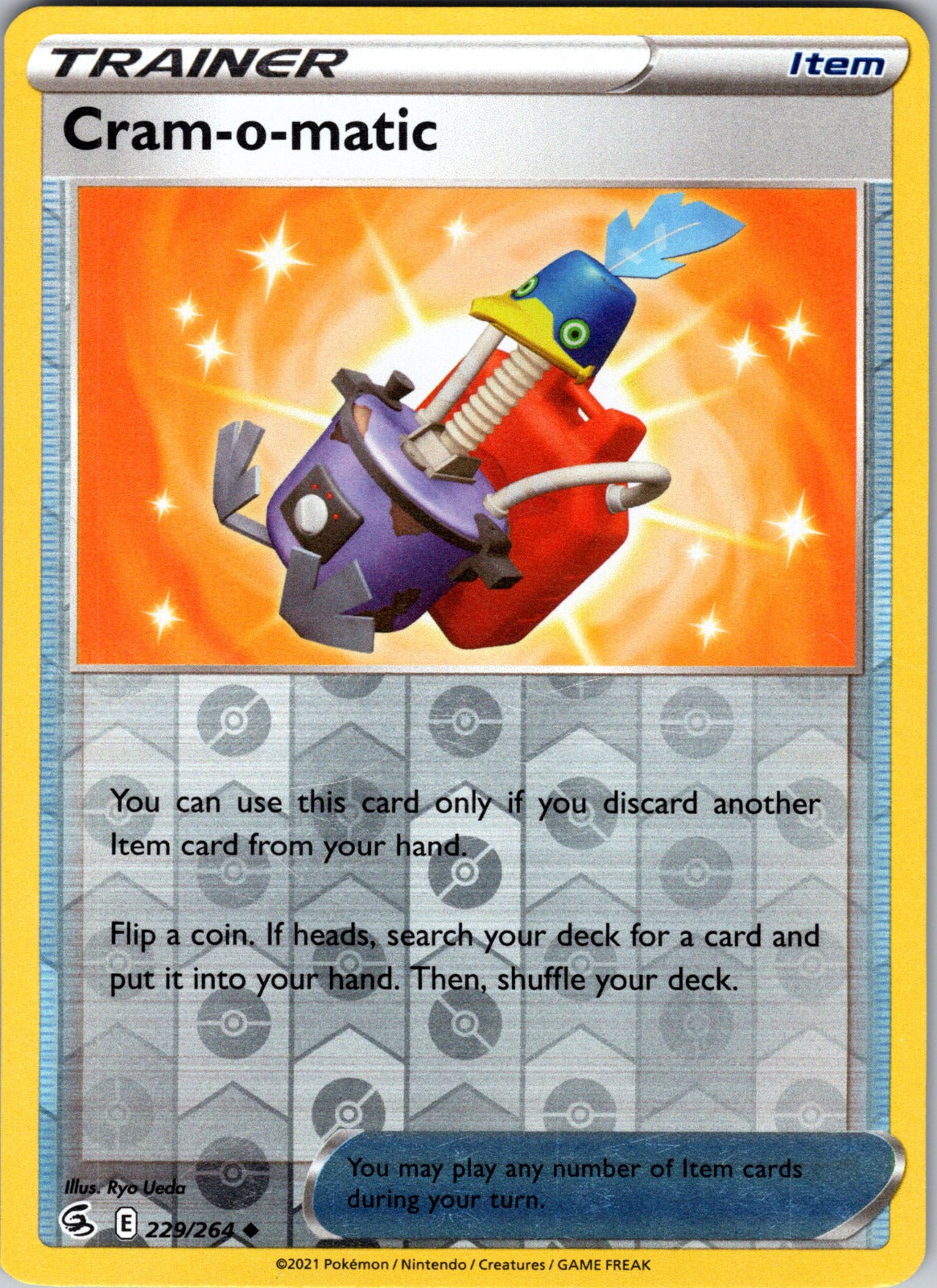 Cram-o-matic | 229/264 | SWSH08: Fusion Strike | Reverse Holofoil
