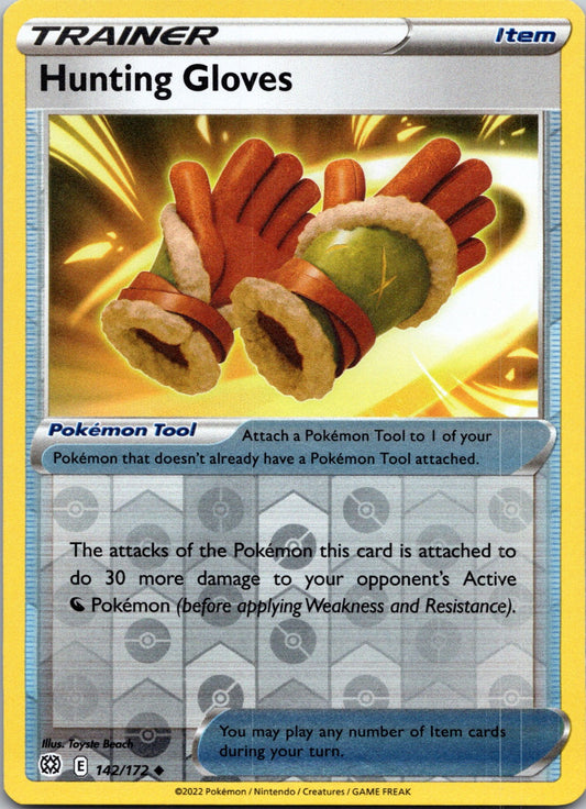 Hunting Gloves | 142/172 | SWSH09: Brilliant Stars | Reverse Holofoil
