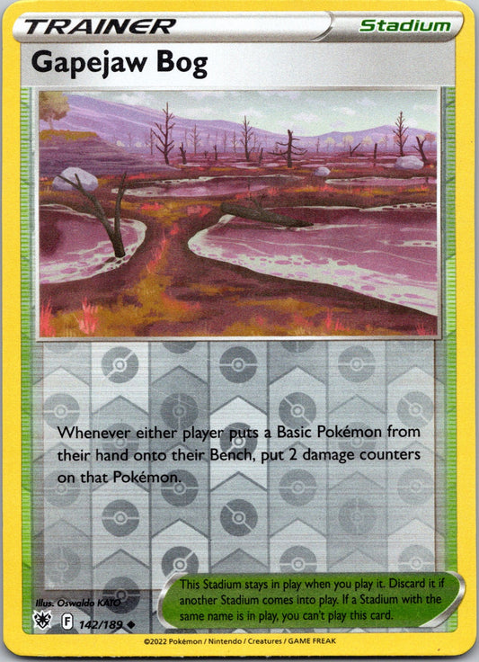 Gapejaw Bog | 142/189 | SWSH10: Astral Radiance | Reverse Holofoil