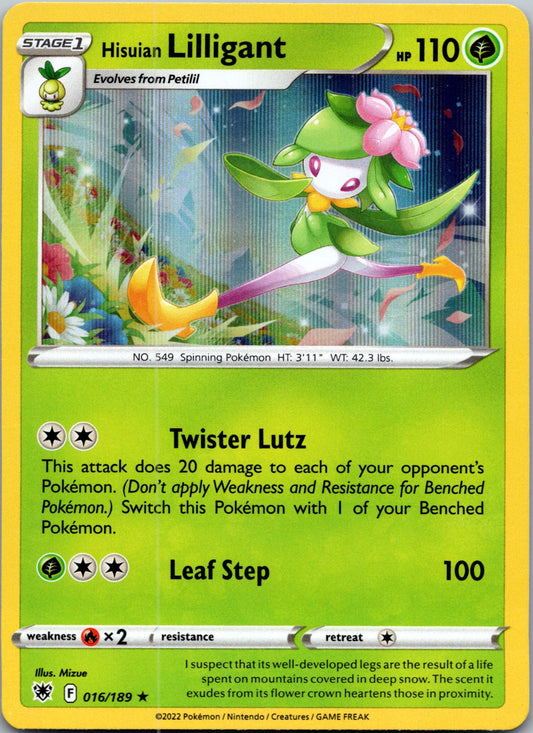 Hisuian Lilligant | 016/189 | SWSH10: Astral Radiance | Holofoil