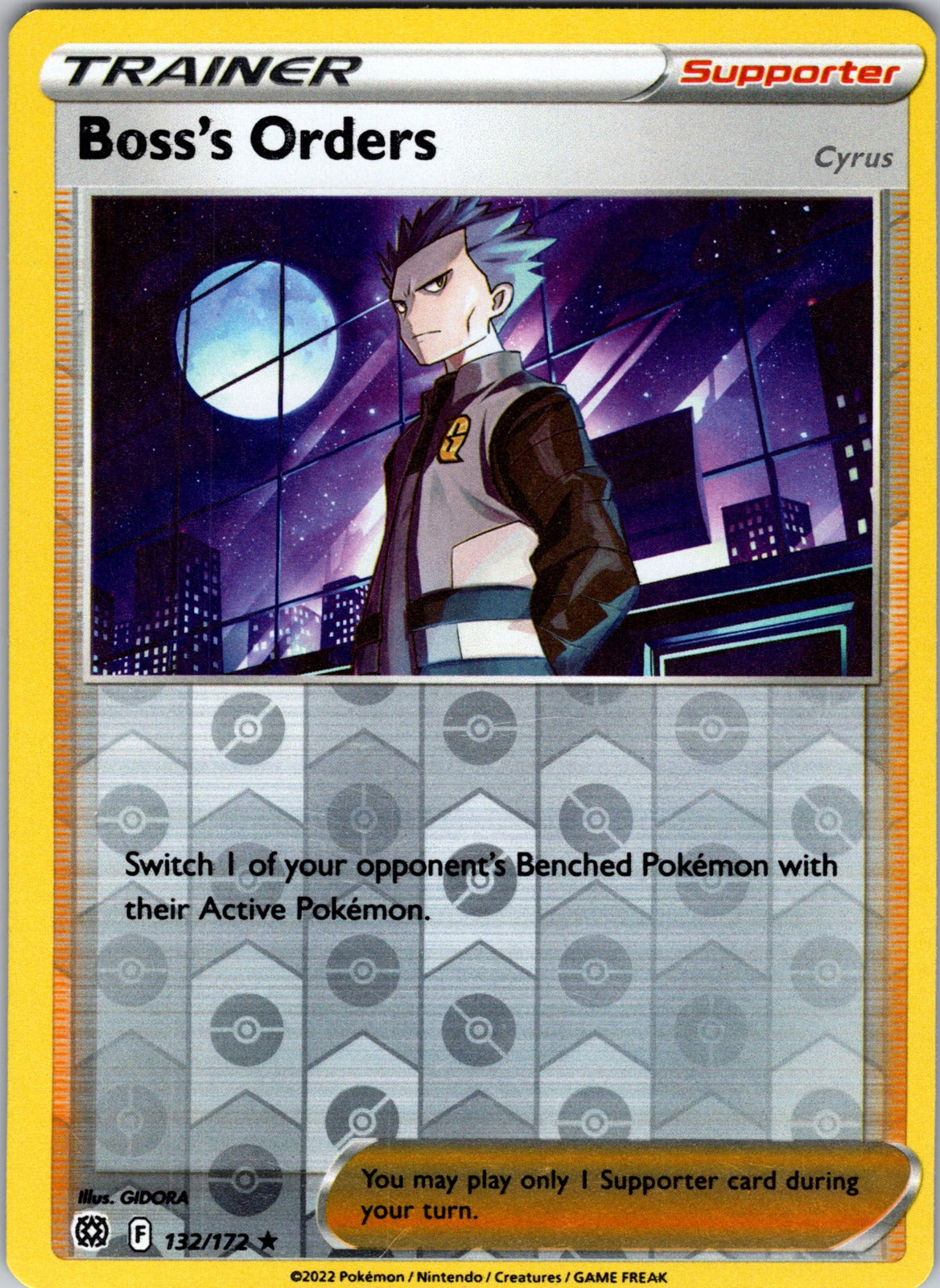 Boss's Orders | 132/172 | SWSH09: Brilliant Stars | Reverse Holofoil