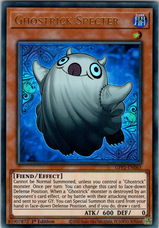 Ghostrick Specter 1st Edition Ultra Rare Ghosts From the Past: The 2nd Haunting GFP2-EN065 NM