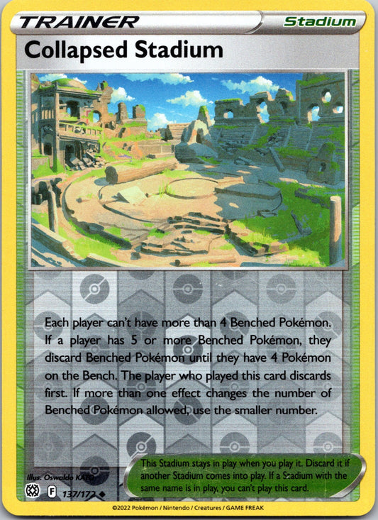 Collapsed Stadium | 137/172 | SWSH09: Brilliant Stars | Reverse Holofoil