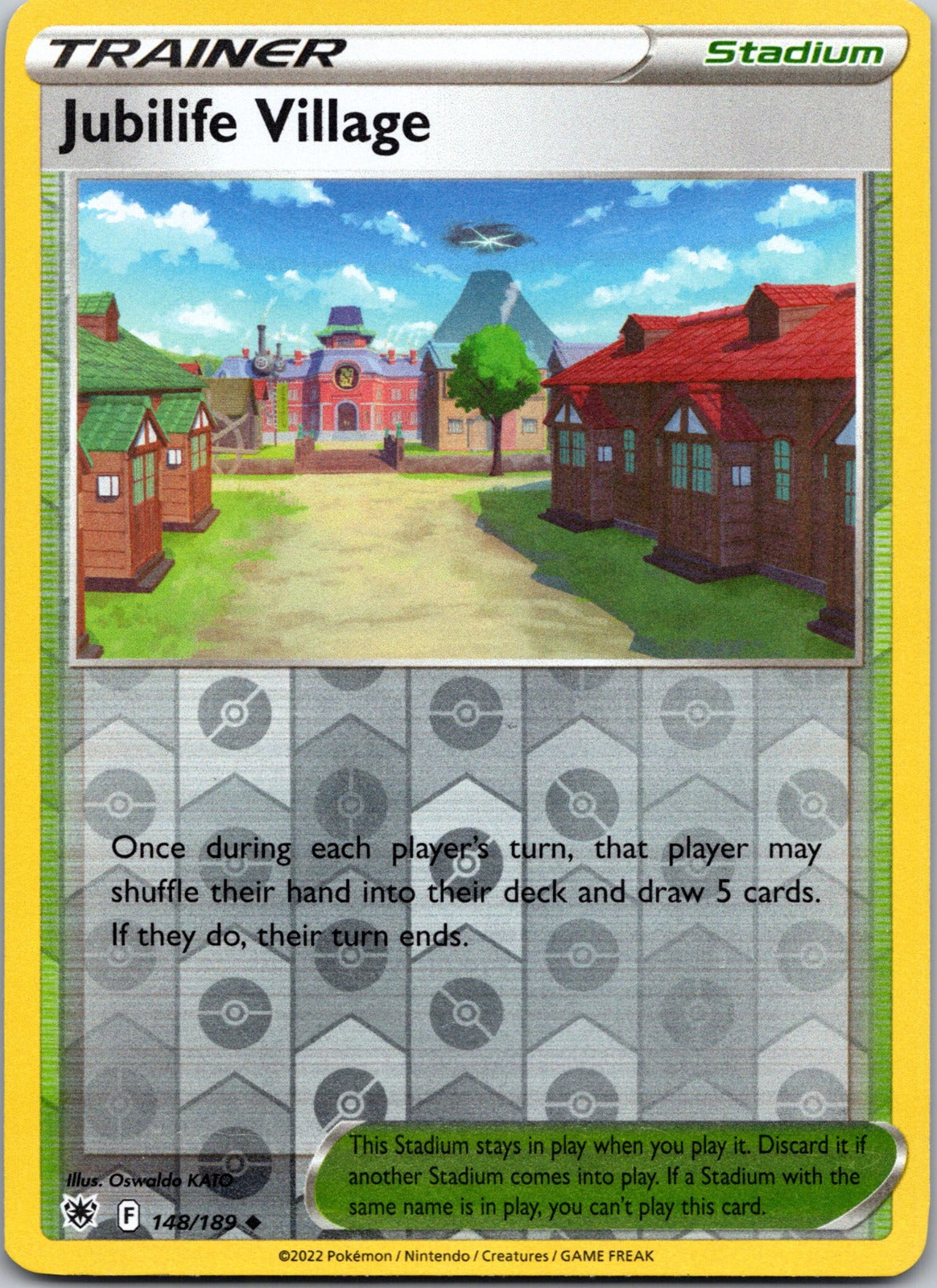 Jubilife Village | 148/189 | SWSH10: Astral Radiance | Reverse Holofoil