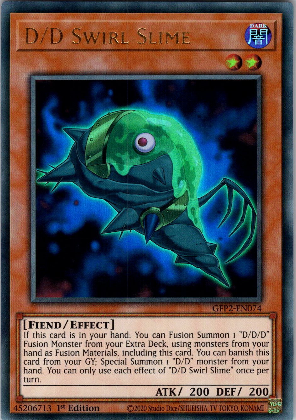 D/D Swirl Slime 1st Edition Ultra Rare Ghosts From the Past: The 2nd Haunting GFP2-EN074 NM