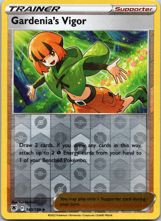 Gardenia's Vigor | 143/189 | SWSH10: Astral Radiance | Reverse Holofoil