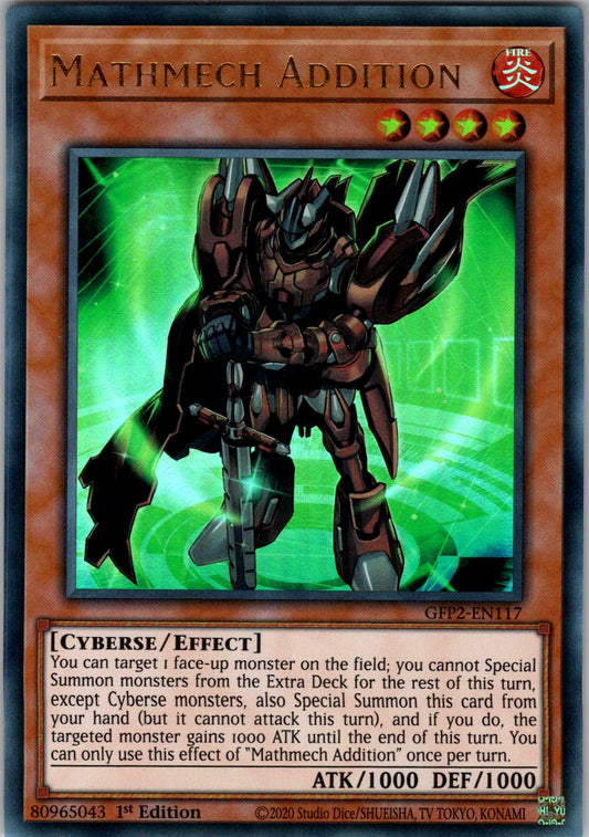 Mathmech Addition 1st Edition Ultra Rare Ghosts From the Past: The 2nd Haunting GFP2-EN117 NM