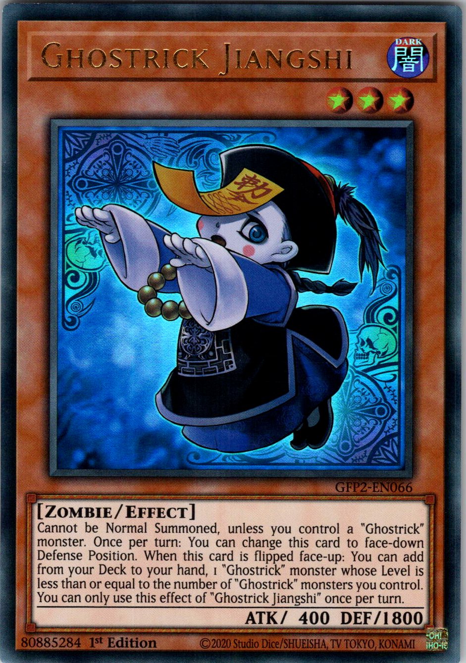Ghostrick Jiangshi 1st Edition Ultra Rare Ghosts From the Past: The 2nd Haunting GFP2-EN066 NM
